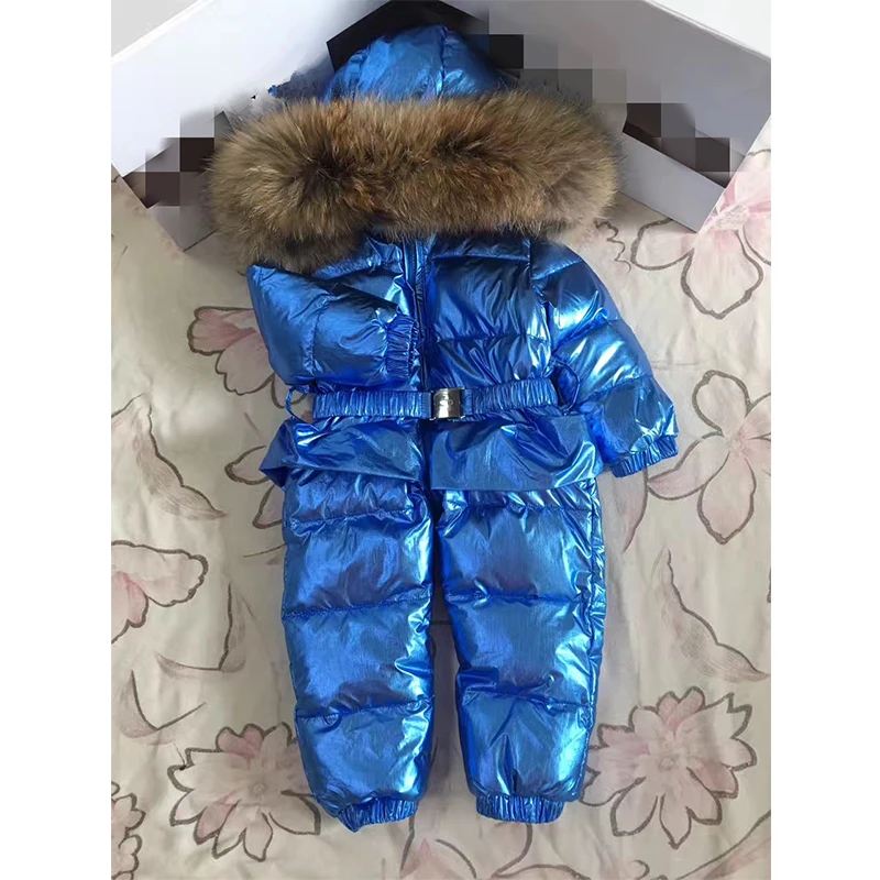 Baby Girl Romper Overalls Children's Winter Newborn Toddler Infant Winter Clothes Baby Clothing Jumpsuit Winter Snow Suit 0123Y