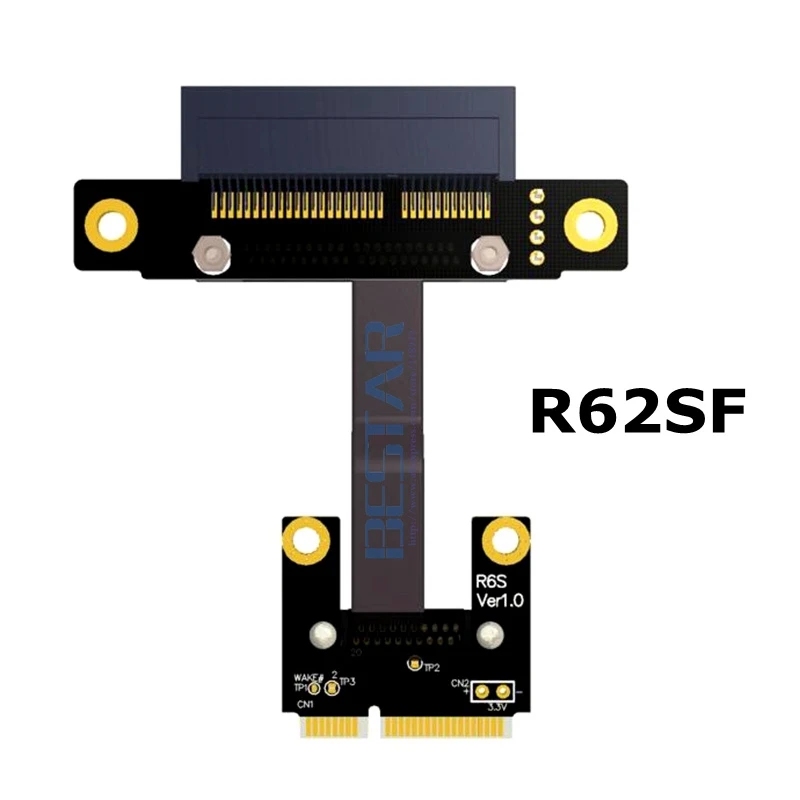 Riser Mini PCIe mPCIe Half WAN к 4x PCI E x4 Адаптерная карта правый левый локоть 32G/bps WiFi подъемный