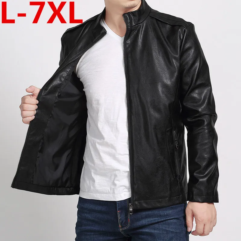 Большие размеры 7XL 6XL 5XL 4XL новая кожаная куртка, натуральная кожа, овчина, мотоциклетная Мужская куртка, кожаная мужская куртка, байкерская куртка