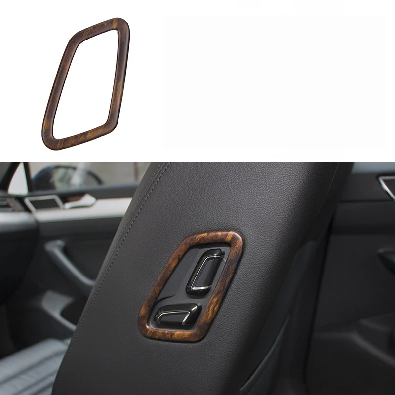 seat adjuster Lsrtw2017 Abs древесины фар автомобиля регулировки сиденья хранения планки для Volkswagen Passat B8 вариант - Название цвета: seat adjuster