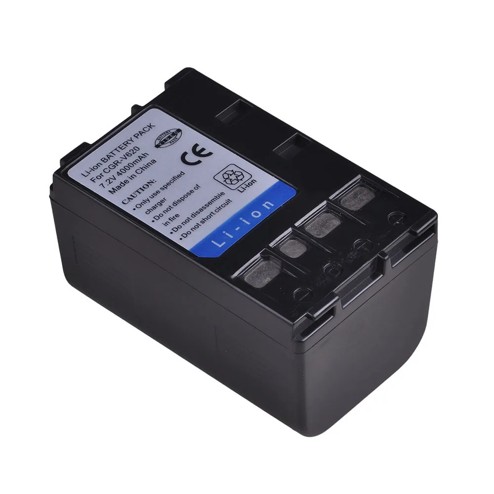 Аккумулятор 4000 мА · ч 1 шт. CGR-V620 CGR V620 CGRV620 для Panasonic NV-RX14 NV-RX17 NV-RX18 NV-RX24 NV-VC NV-RX |