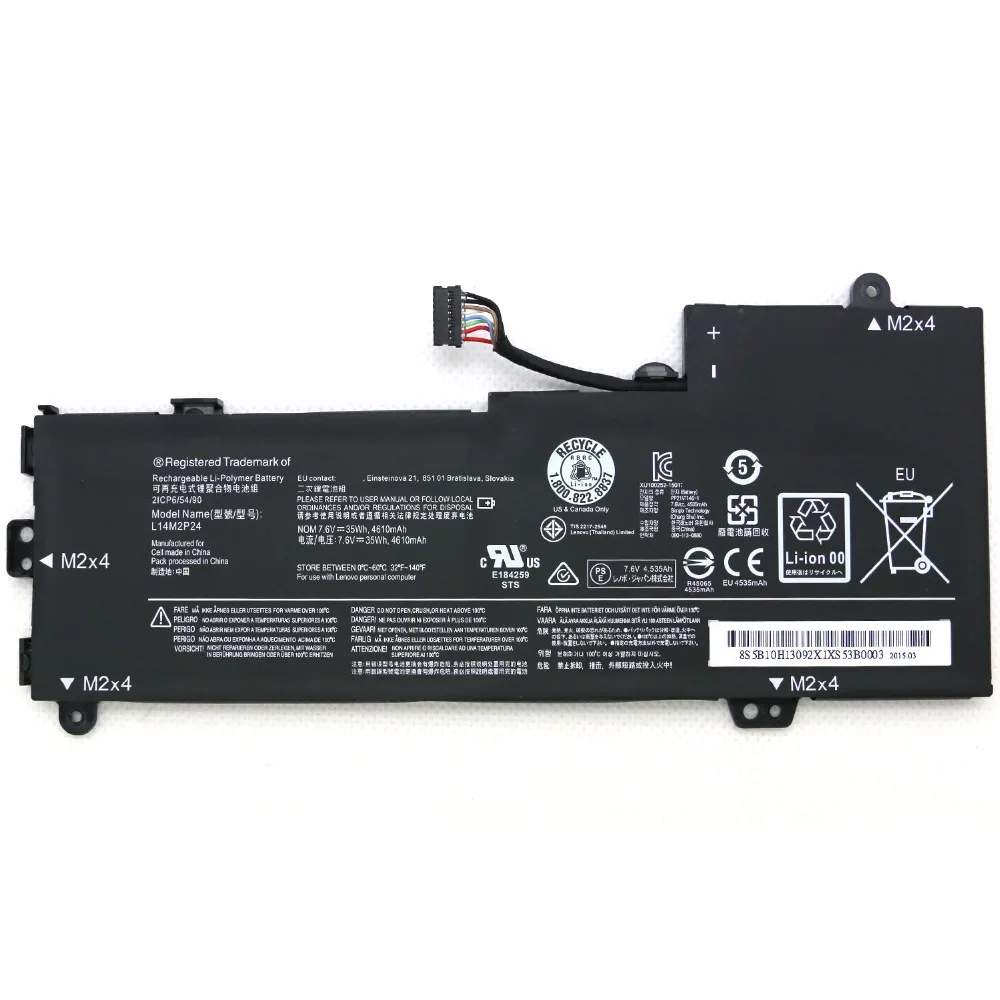 7 6 V 35Wh 4610mAh L14L2P22 L14M2P24 L14S2P22 Аккумулятор для ноутбука Lenovo E31-70 IdeaPad 510S 510S-13IKB PC |