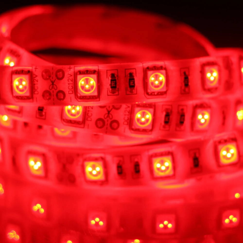 12V светодиодные ленты 5050 не ip65 ip67 трубки Водонепроницаемый водить 60leds/m полосы