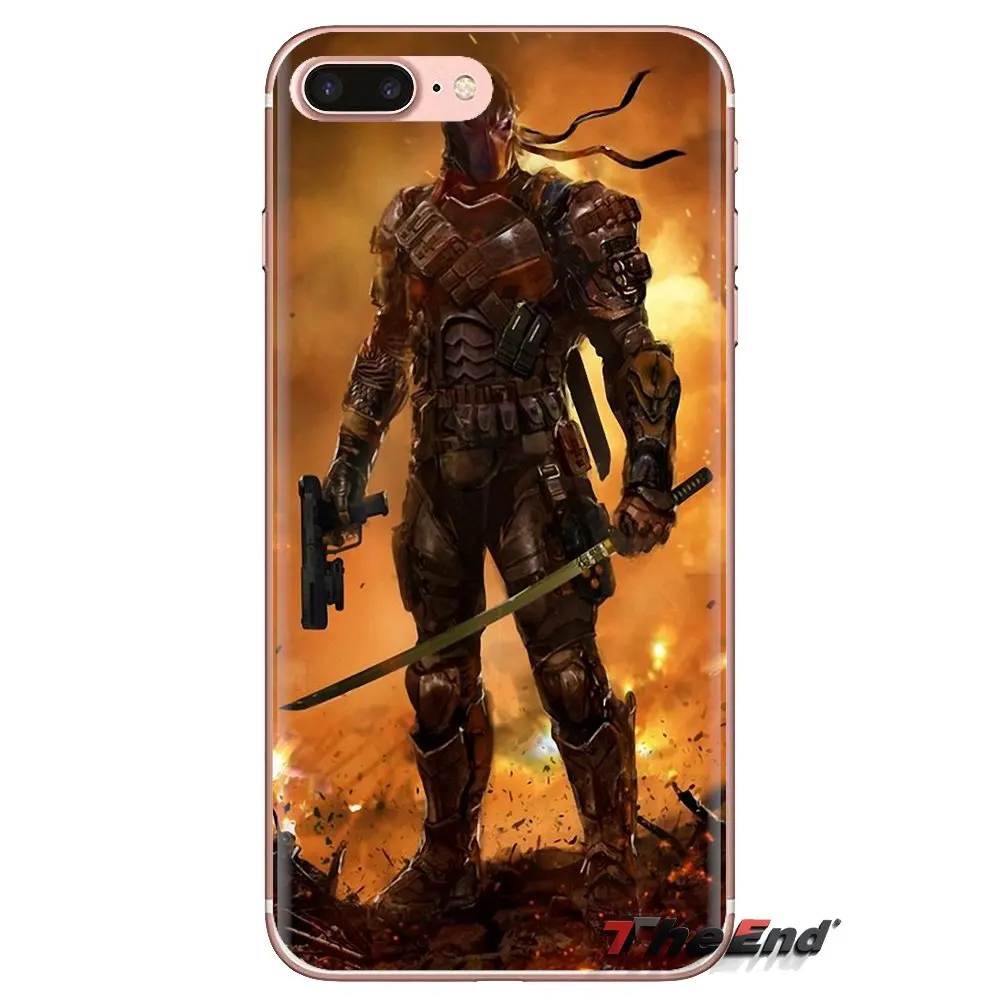 Deathstroke Terminator Slade Joseph For Sony Xperia Z Z1 Z2 Z3 Z5 compact M2 M4 M5 C4 E3 T3 XA Huawei Mate 7 8 Y3II TPU Bag Case |