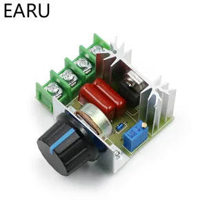 AC 220V 2000W SCR Voltage Regulator Dimming Dimmers Motor Speed Controller Thermostat Electronic Voltage Regulator Module AC 220V 2000W SCR Voltage Regulator Dimming Dimmers Motor Speed Controller Thermostat Electronic Voltage Regulator Module