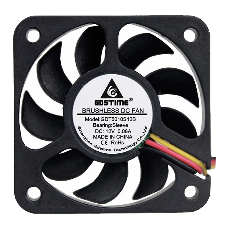 1000 шт. Gdstime DC 12 В 3PIN 50 мм 5 см 50x50x10 с функцией FG охлаждающий вентилятор промышленный вентилятор|Кулеры и