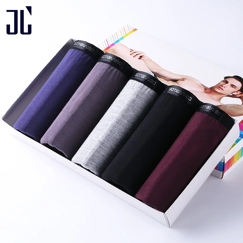 JL мужские Модальные трусы нижнее белье 5 шт. в упаковке L 5XL бесшовные сексуальные