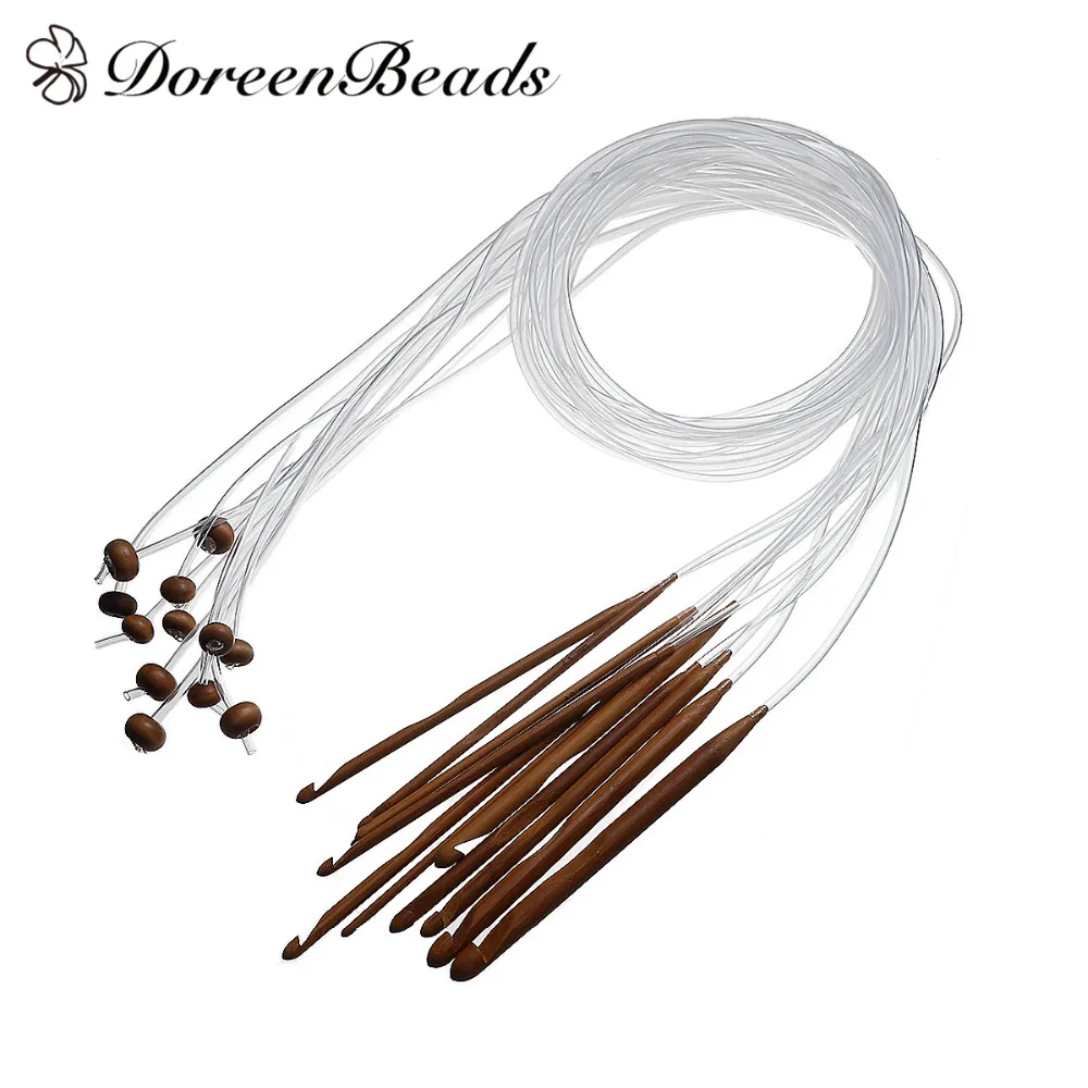 DoreenBeads бамбуковые гибкие афганские ковровые крючки для вязания крючком 119 5 см (47