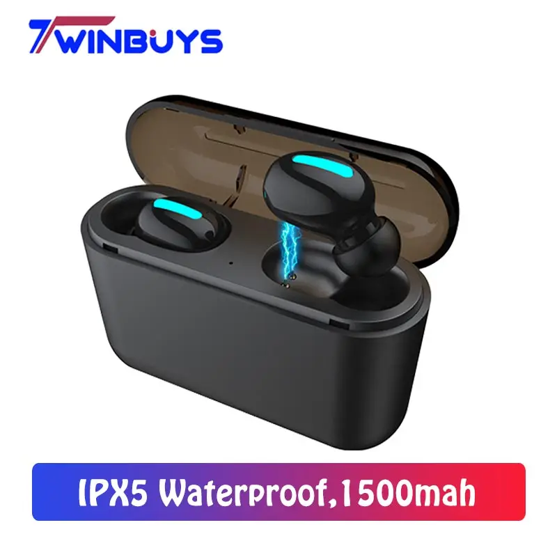 TWS Bluetooth 5 0 наушники Беспроводная мини bluetooth гарнитура с power Bank игровой наушник для