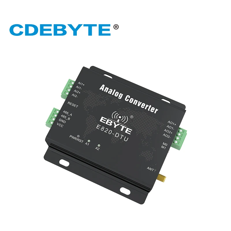 _ (2I2-433L) 433 МГц Modbus аналоговый захват 2-канальный беспроводной трансивер 1 Вт