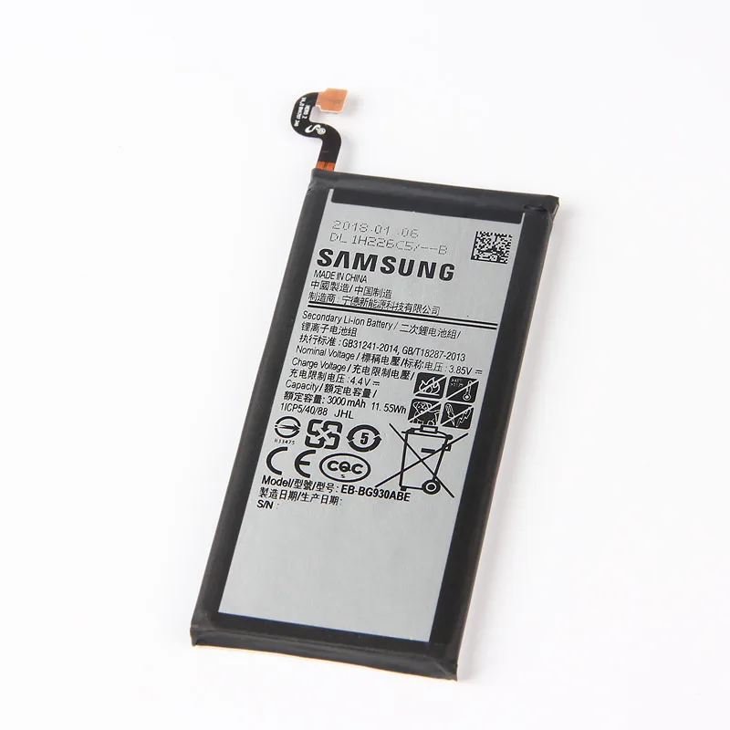 Оригинальная Аккумуляторная батарея Samsung для GALAXY S7 фотосессия G930 G930F G930A G930L G9308 3000