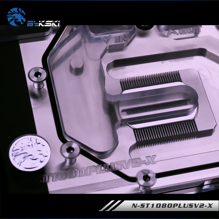 Bykski N-ST1080PLUSV2-X GPU Блок водяного охлаждения для ZOTAC GTX1080 1070 Extreme Plus OC | Компьютеры и