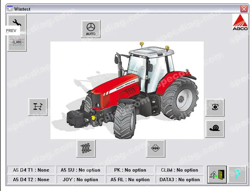 2020 программное обеспечение + комплект для диагностики AGCO (CANBOX) |