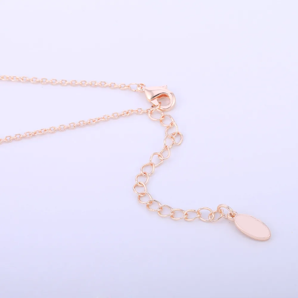 Подвески Серебро Geometirc Ожерелья Симпатичные Для женщин кубический цирконий