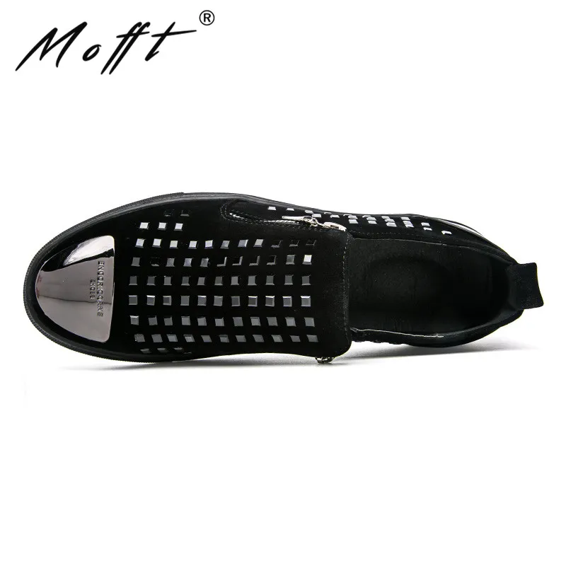 Для мужчин Разделение кожа Стразы Алмаз кроссовки Демисезонный сапоги резиновая