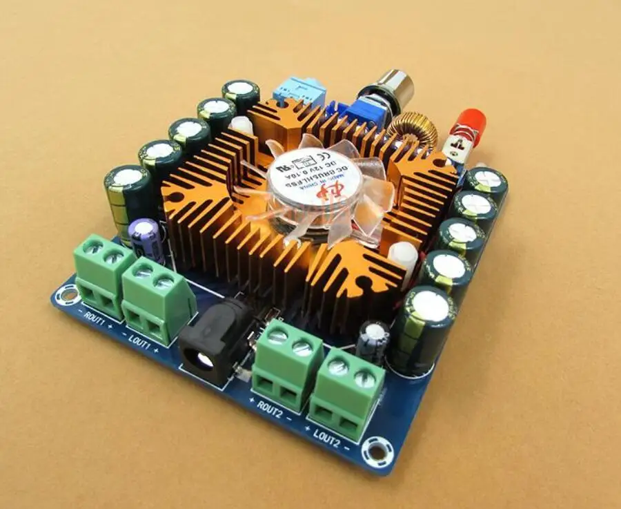 DC 12-16V TDA7850 4-канальный 50W * 4 HIFI автомобильный стерео аудио усилитель плата +