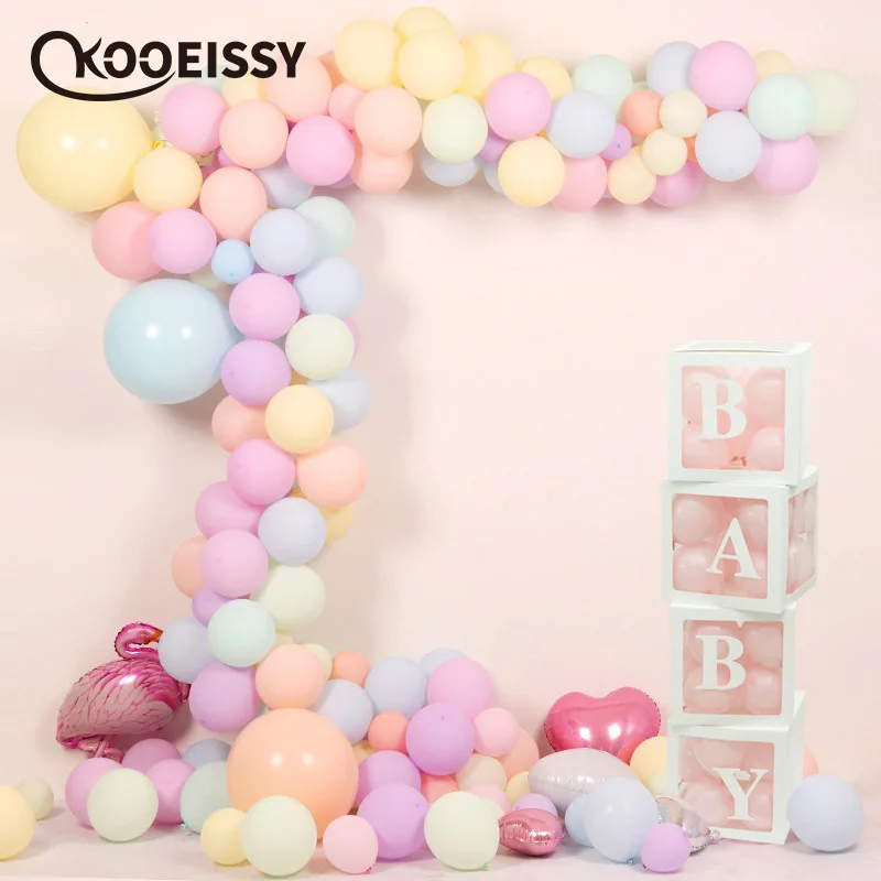 Прозрачная коробка сделай сам латексные воздушные шары Детские любовные блоки