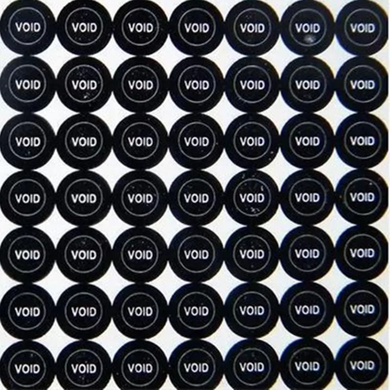 

Free shipping, fragile warranty sticker shall be null and void the warranty and black round 0.25 cm, vulnerable if mobile