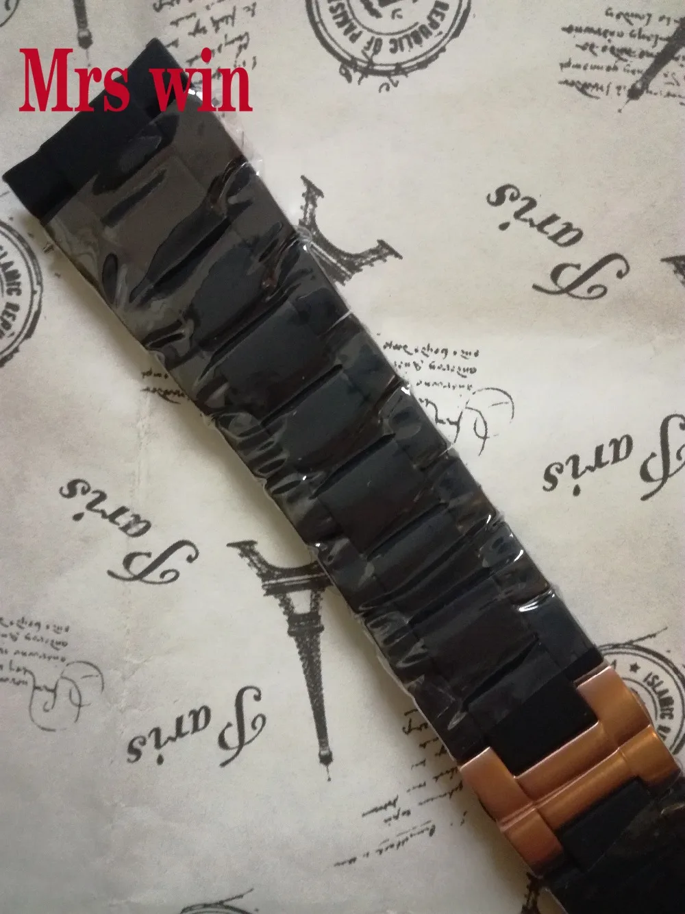 Ремешок для часов Mrs win из нержавеющей стали резиновый силиконовый Браслет цвета