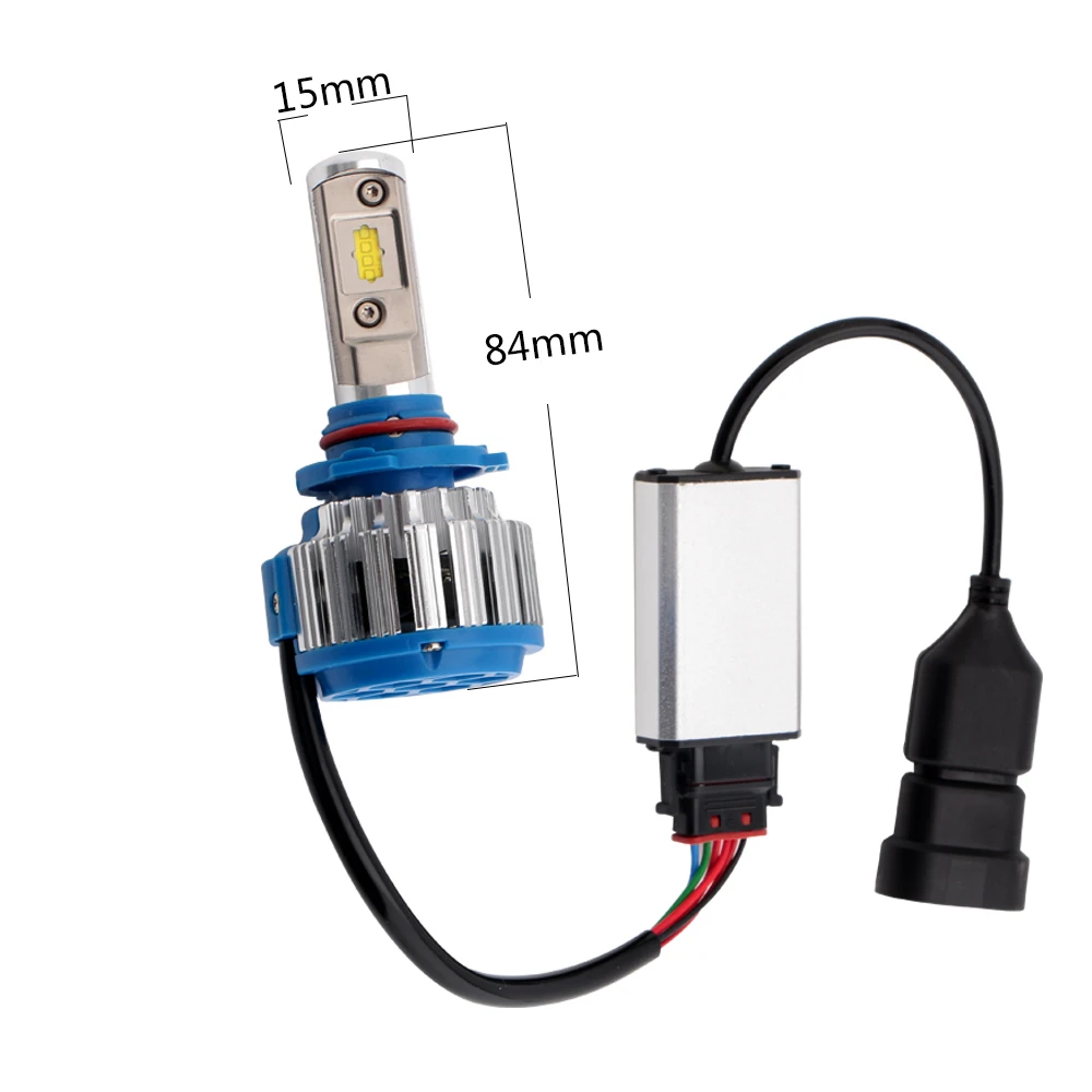 2 шт. 12 V 24 V T1 35 W 40 W белый 6000 K фар 3500LM светодиодные лампы 9005 9006 H1 H3 H4 H7 H11 противотуманных фар Лампа сигнала поворота 360 градусов