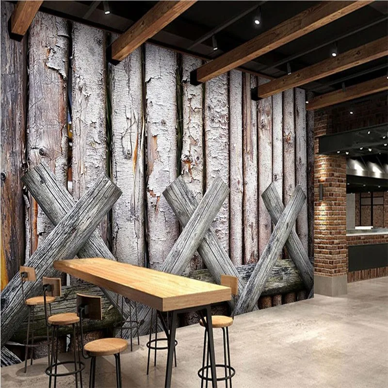 

beibehang Custom wallpaper mural any size photo HD woodgrain vintage english alphabet nostalgic coffee background wall