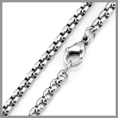 --- Минимальный заказ $10 40 см 16 &quotквадратная цепочка Rolo из нержавеющей стали