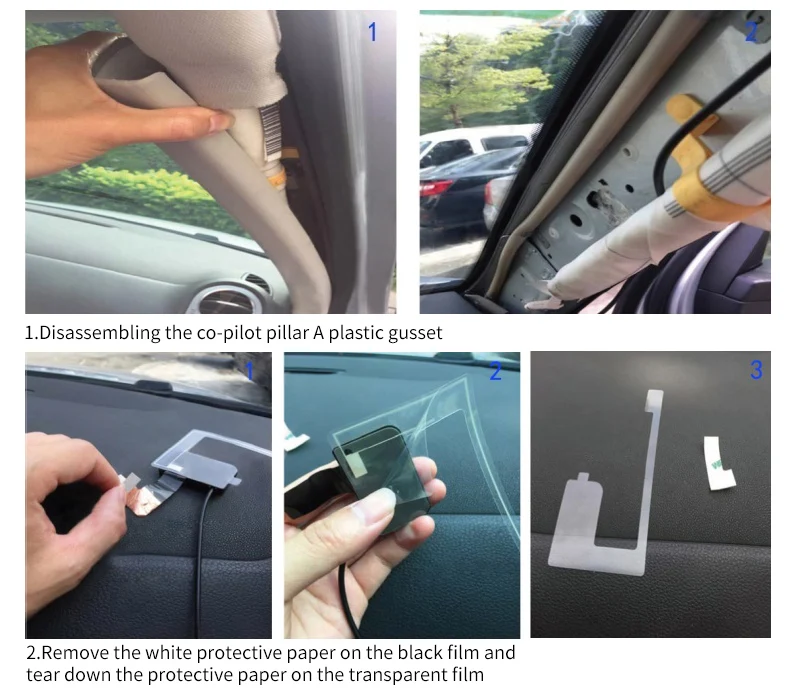 Автомобильный DAB радиоприемник с антенной, fm-передатчик, Bluetooth 4,2, Handfree, автомобильный комплект, Aux Выход, QC 3,0, быстрое зарядное устройство, поддержка TF карты