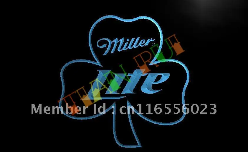 

LA020- Miller Lite светодиодная неоновая вывеска для пива, бара, паба