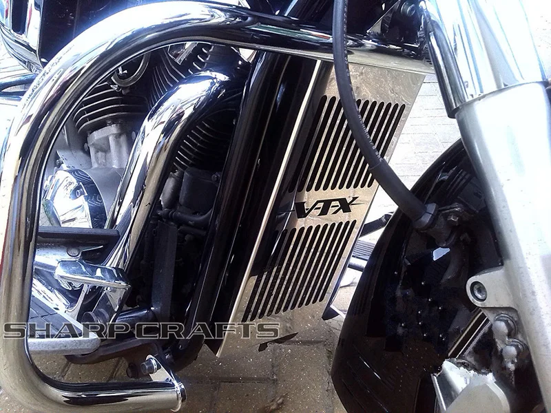 Мотоцикл сталь Хром Череп решетка радиатора Защитная крышка для Honda VTX1300 VTX1300C VTX1300R VTX1300S T 2003-2009