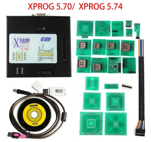 Xprog 6,12 XPELDB XPROG-M V6.12 V5.84 V5.74 V5.55 XPROG коробка Авто ECU чип Тюнинг программист черный металлический ящик XPROG-M