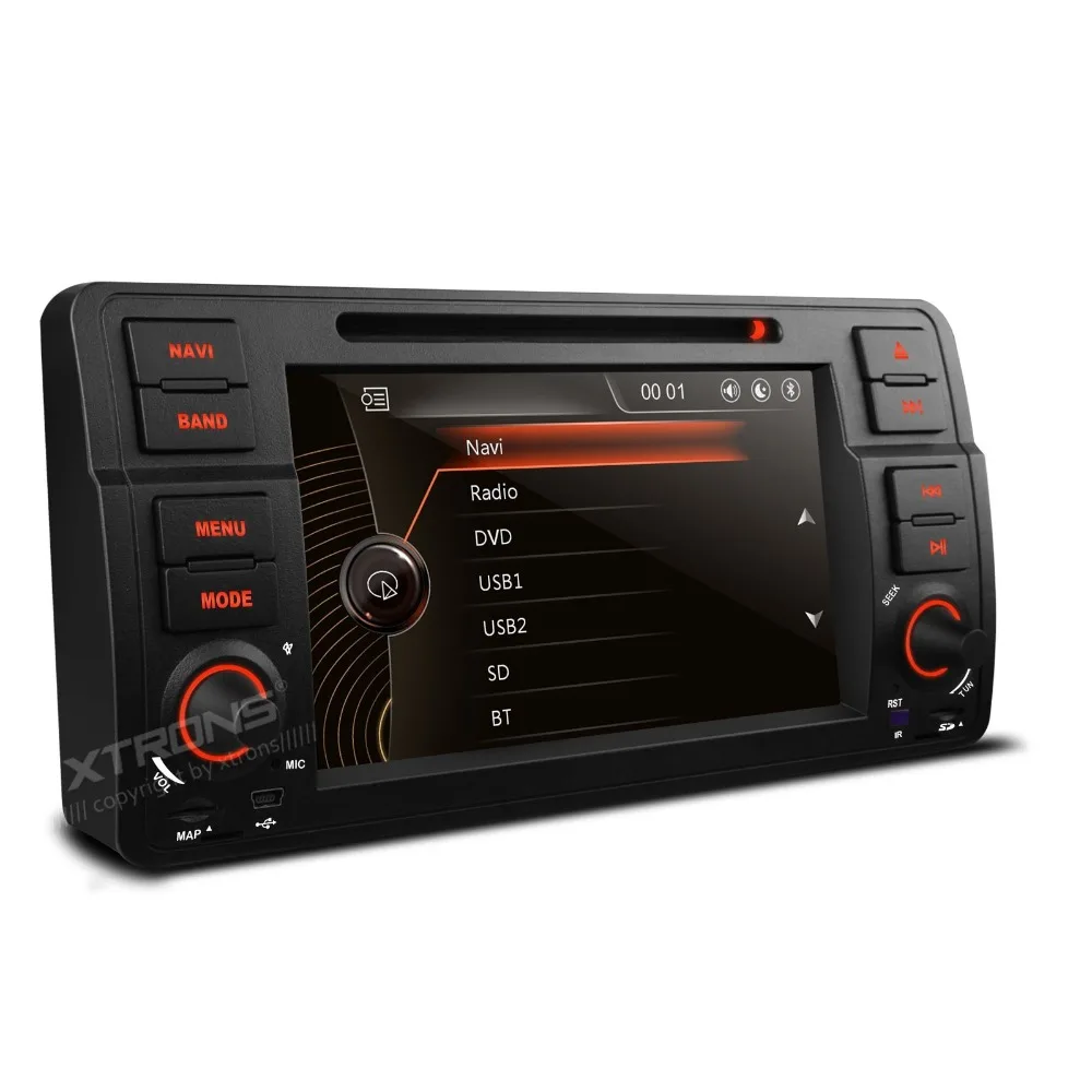 7 &quotемкостный сенсорный экран автомобильный DVD для BMW 3 серии E46 1998 2006 с