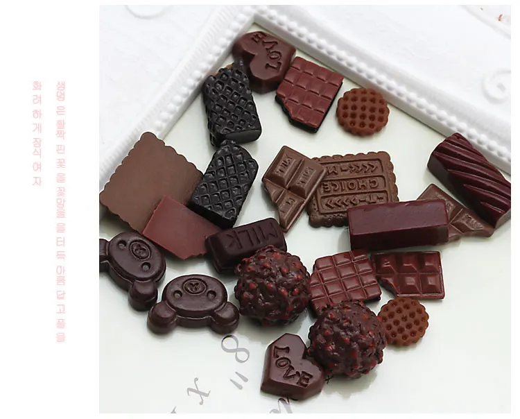 Мини размер шоколадное моделирование маленькие части ролевые игры для украшения