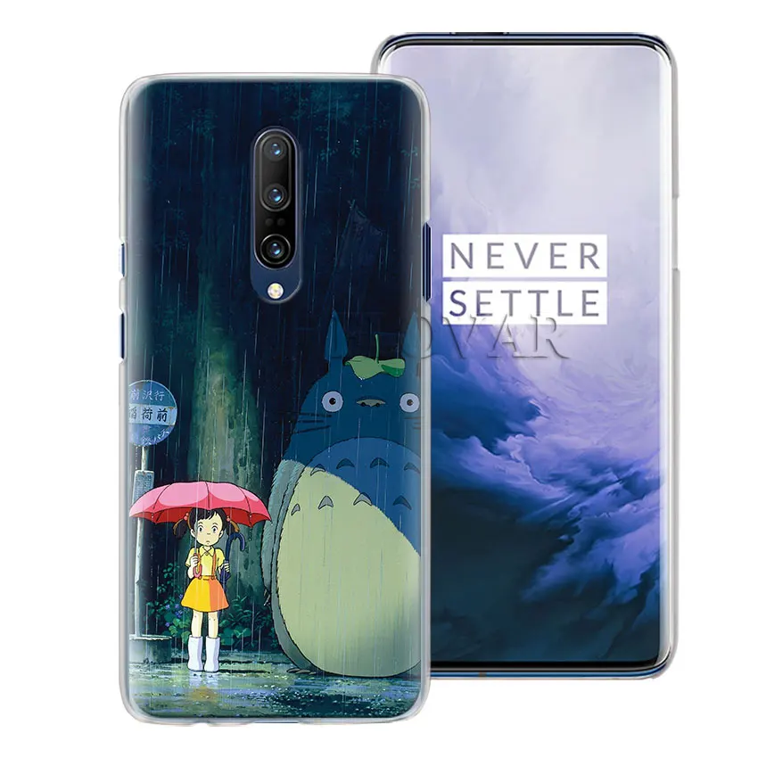 Totoro Унесенные призраками Ghibli Miyazaki чехол для телефона для Oneplus 7 7T Pro 6 5T 6T Твердый чехол для Oneplus 7 7T Pro Чехол