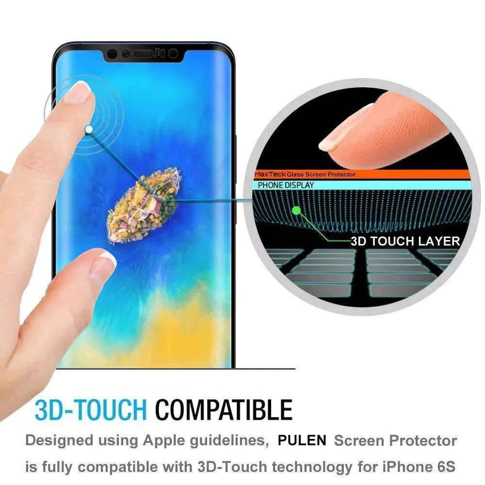 NYFundas 3D полное покрытие закаленное стекло для huawei mate 20 pro X lite Защитная пленка