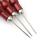 Инструменты для ручного шитья, набор шил из кожи красного цвета, 2 шт.