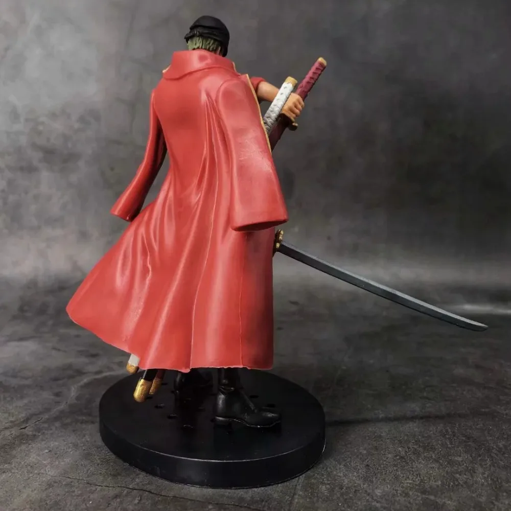 Новый комикс аниме одна штука статуя Roronoa Зоро красная одежда версия DXF фигурка
