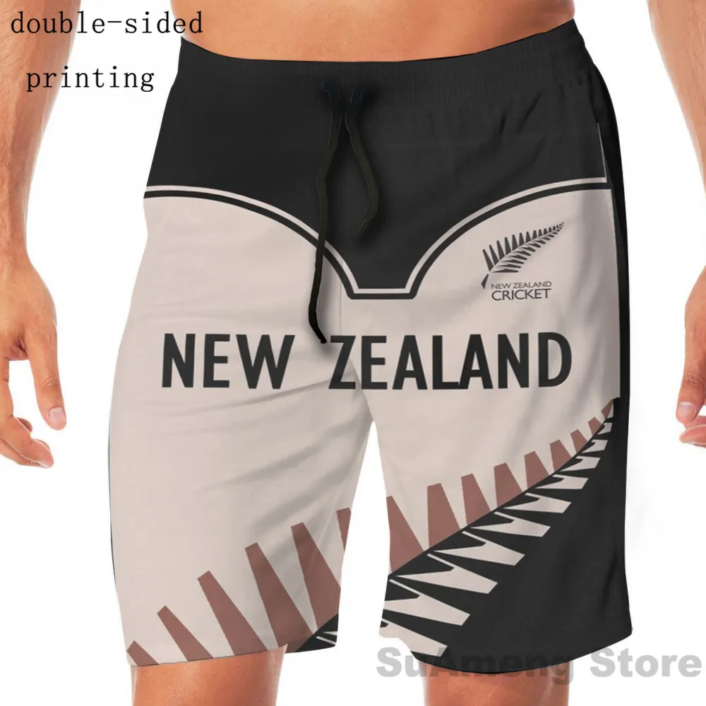 men beach shorts Летние повседневные мужские майки с забавным принтом, женские пляжные шорты Новой Зеландии для крикета, женские комплекты, майка без рукавов для фитнеса - Цвет: men beach shorts