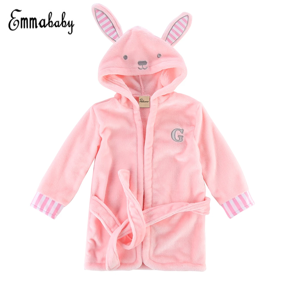 Emmababy 2017 детский ребенок мальчик девочка с длинным рукавом теплый капюшоном для