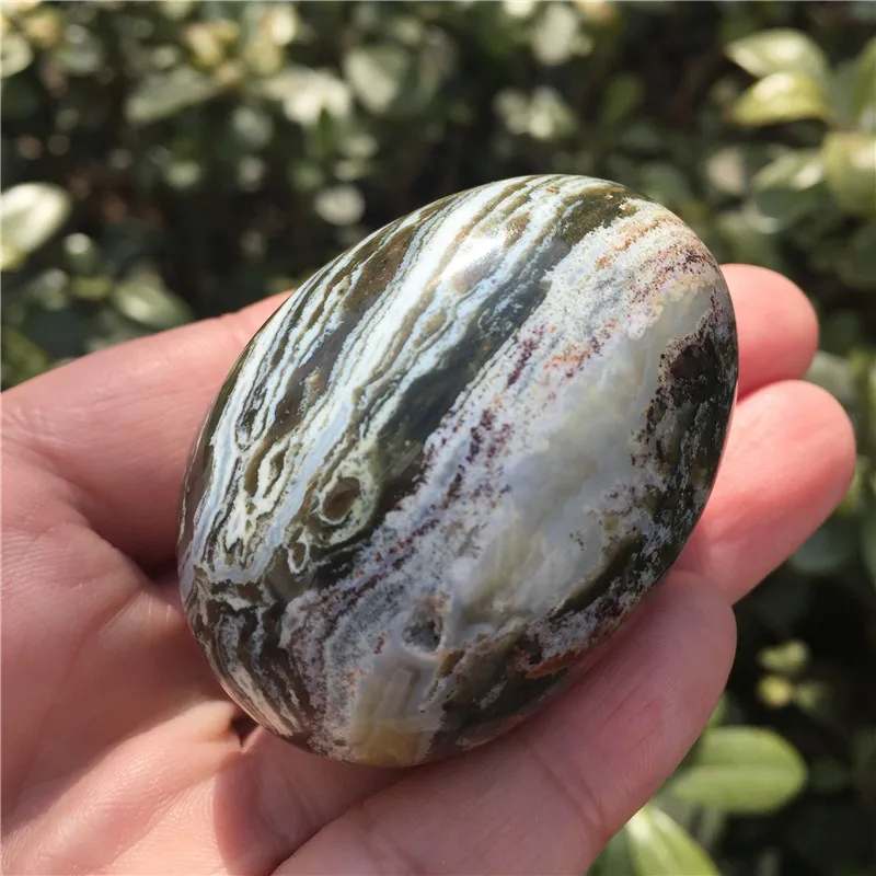 Натуральная Океаническая яшма пальмовый камень драгоценный нерегулярный