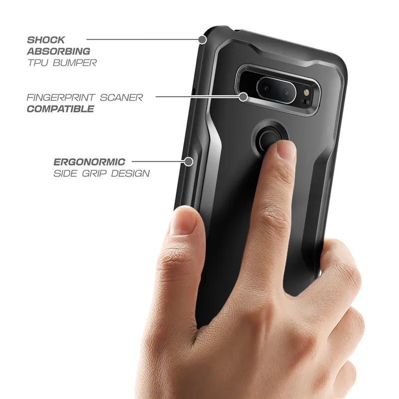 SUPCASE For LG V30 Case UB Series Premium Hybrid Protective Clear Frost TPU Bumper + PC Cover V30s Plus V35 ThinQ |