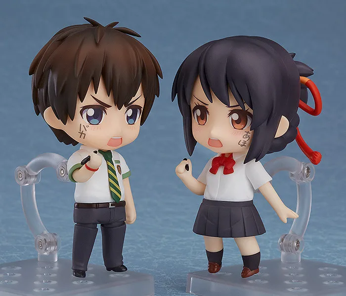 Аниме фильм ваше имя Kawaii милый Nendoroid 801 Tachibana Taki &amp 802 миямидзу мицуха фигурка куклы