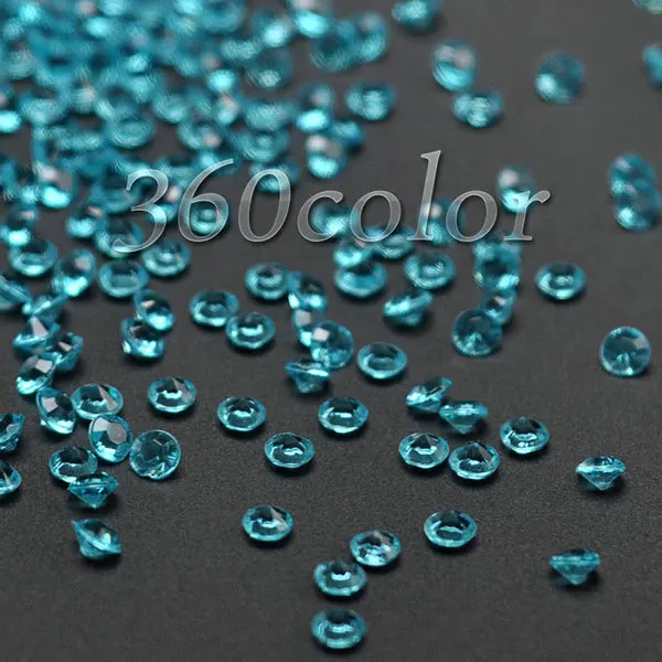 Light blue 1000 шт./лот конфетти в виде алмазов в форме Куба, искусственный с украшением в виде кристаллов Свадебные стол рассеивание свадебный душ вечерние украшения 4,5 мм 1/3 карат - Цвет: Light blue