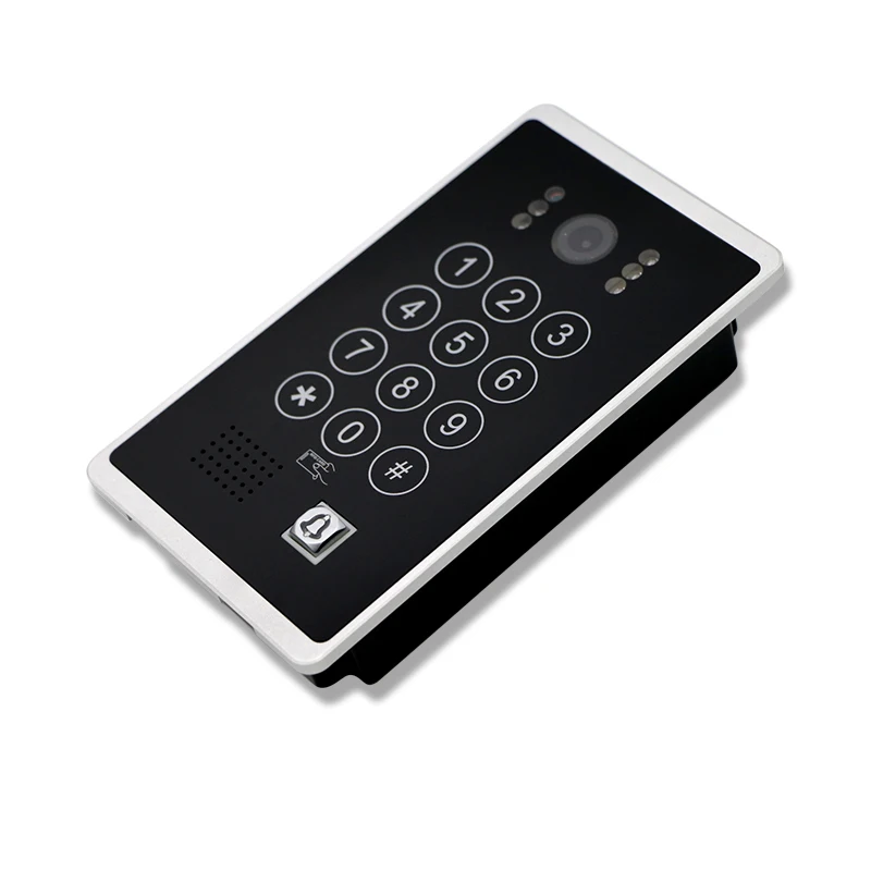 Free Shipping 1.0MP 720P AHD 7" Video Door Phone Intercom Record Screen Keypad RFID Unlock Camera Electric Magnetic Lock |
