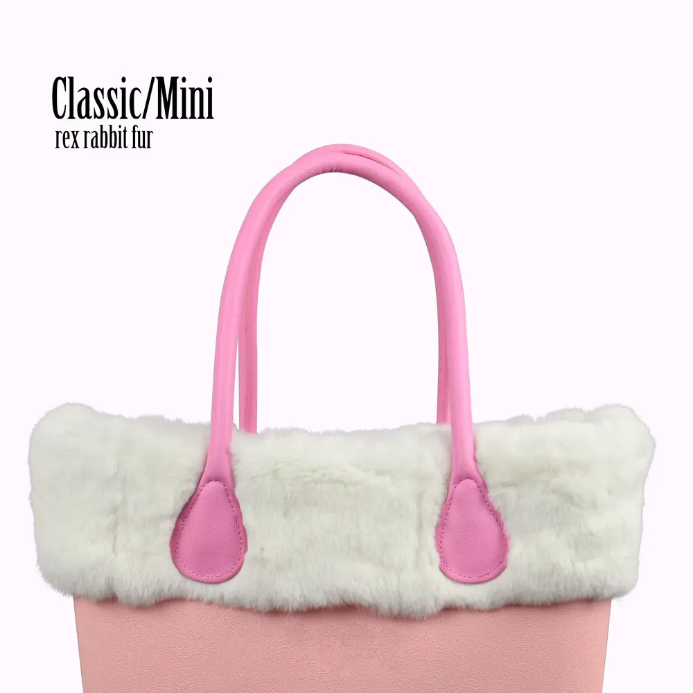 Отделка из меха кролика Рекс шелковая плюшевая отделка для O BAG термальная