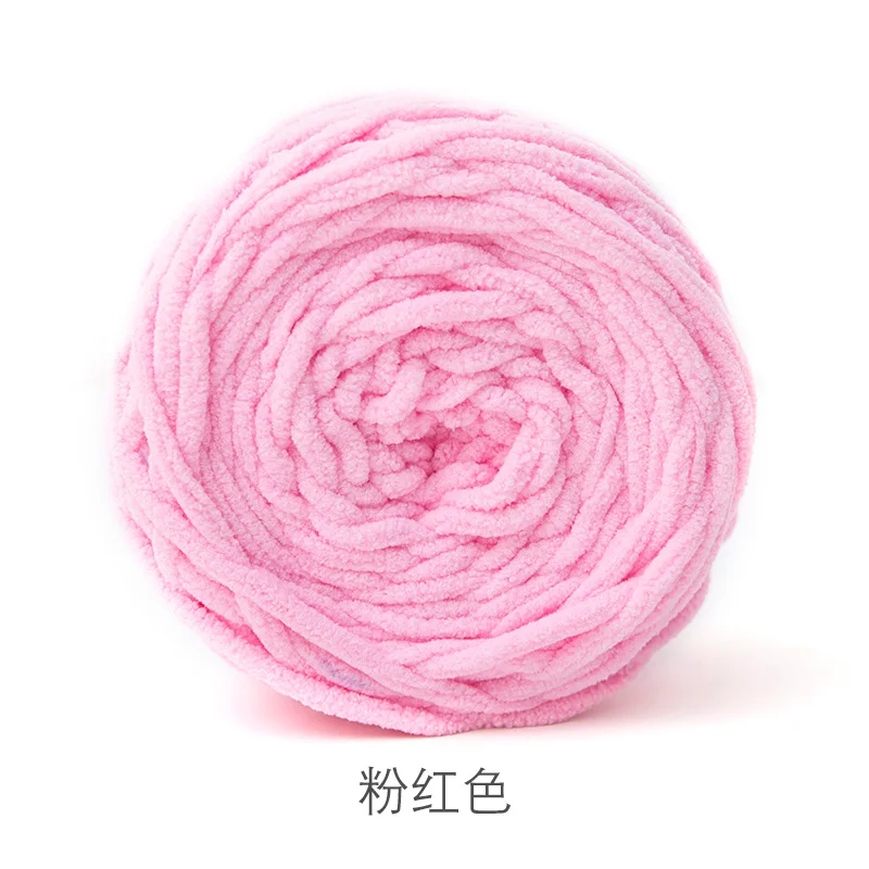 pink 160 г/104 м супер дешевая толстая пряжа для вязания шарфа, массивная пряжа для вязания, пряжа из мериносовой шерсти, одноцветная, Толщина 6 мм - Цвет: pink