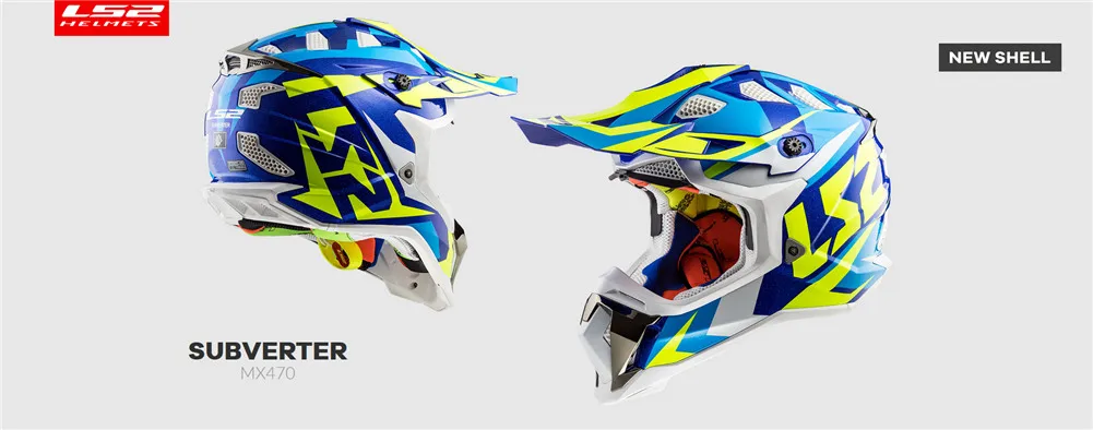 LS2 MX470 SUBVERTER шлем для мотокросса грязный велосипед MTB горный велосипед MX DH ATV Внедорожные мотоциклетные шлемы