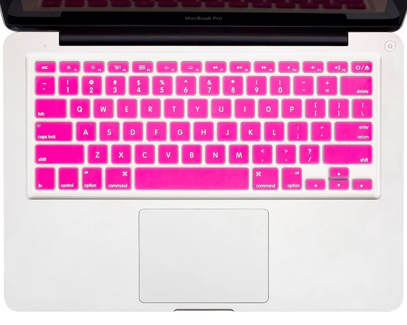 Силиконовая клавиатура защитная крышка для MacBook Air 1" A1369 A1466 MD231 MD232 MC503 MC504 2012 2013 год ноутбук - Цвет: rose