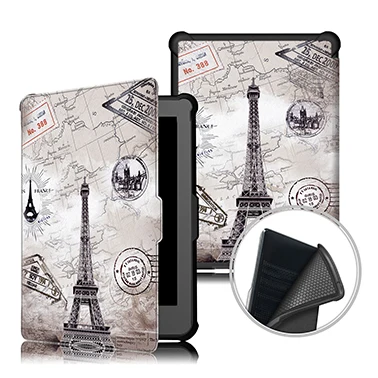 PC10 Ультра тонкий магнитный чехол для принципиально Kobo Clara HD N249 Smart Стенд из кожи ПУ и ТПУ задняя крышка для kobo clara hd чехол - Цвет: PC10