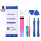 Chensuper 100% новая батарея нулевого цикла для iPhone 4S 5 5S 5C 6 6S в пределах бесплатных инструментов и наклеек