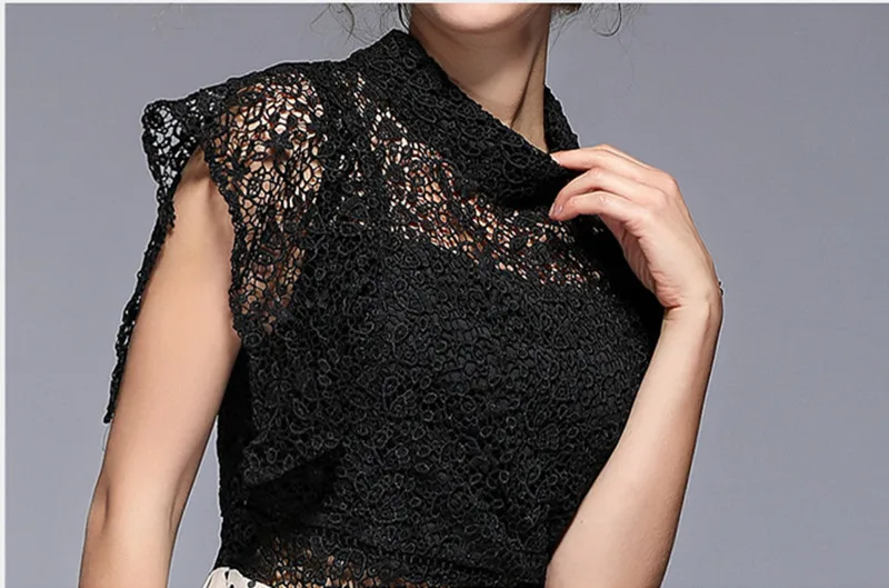 Vestidos женское подиумное сексуальное кружевное лоскутное шифоновое платье летнее с коротким рукавом в горошек элегантное плиссированное платье вечерние длинные платья